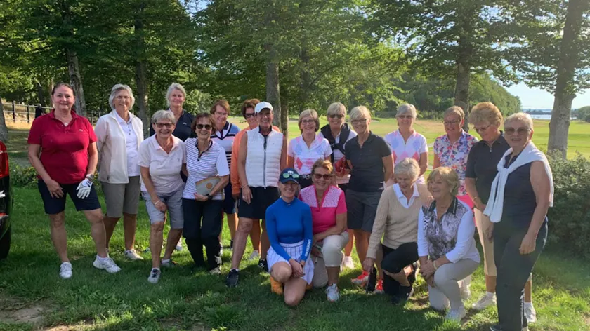 Damebesøk fra Gjerdrum Golfklubb