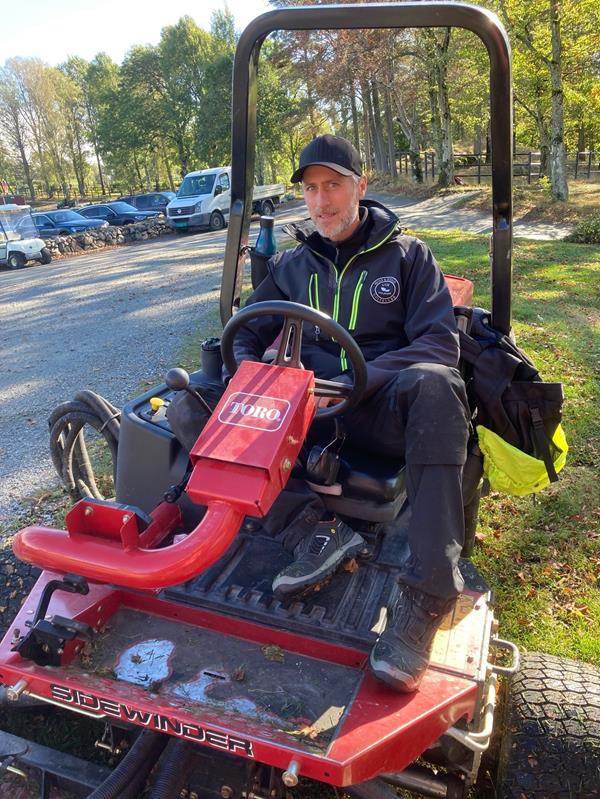 Nyansatt greenkeeper